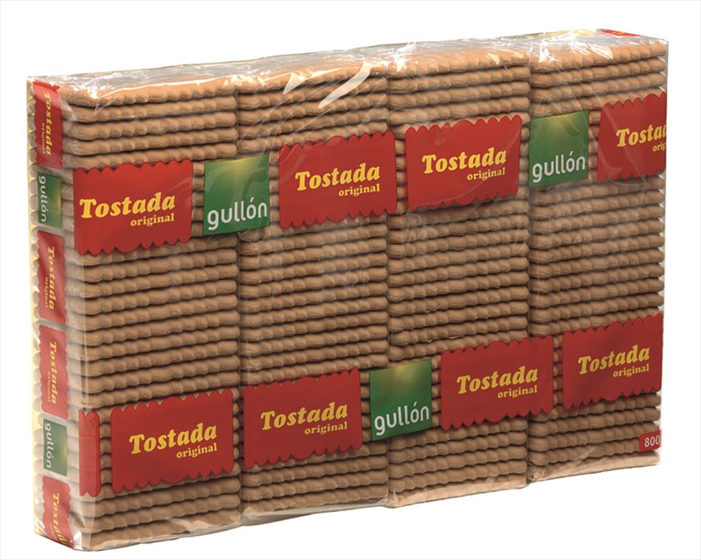 GULLON BOLACHA TOSTADA 4X200GR C/14